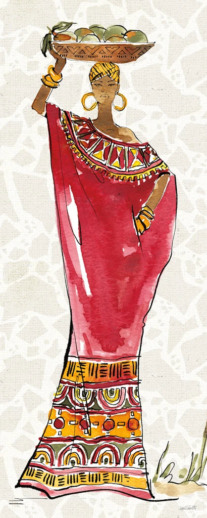 African Flair VIII by Anne Tavoletti