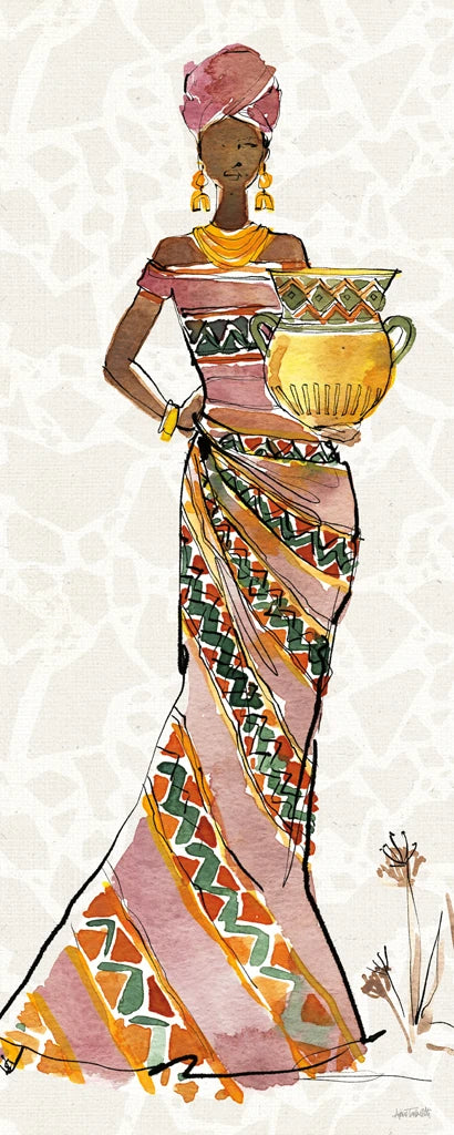 African Flair X by Anne Tavoletti