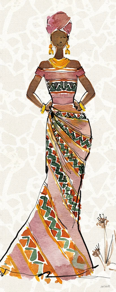 African Flair X No Vase by Anne Tavoletti