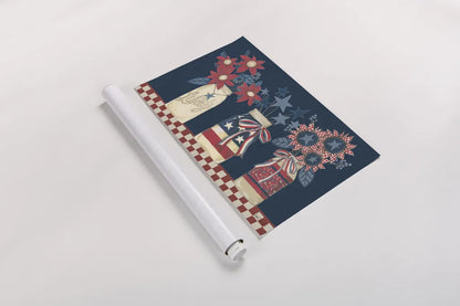 American Country Jars by Anne Tavoletti. shown as a rolled paper print. Available as archival giclee rolled canvas, fine art paper, or poster print. SKU 74883i.