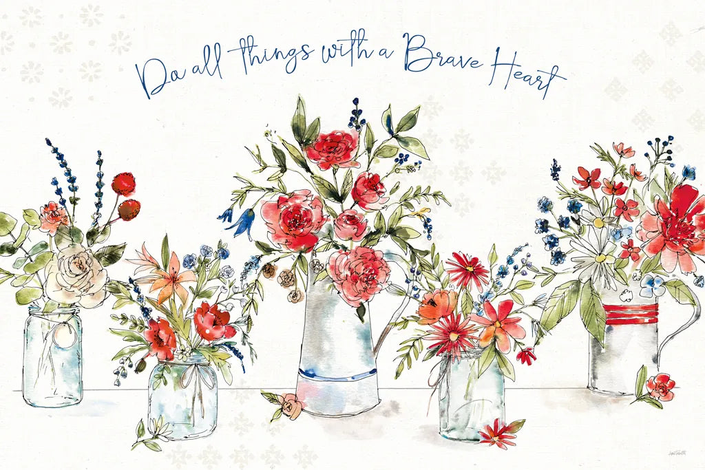 Americana Mood I by Anne Tavoletti. SKU 56111i. Archival Giclee Fine art print for wall decor.