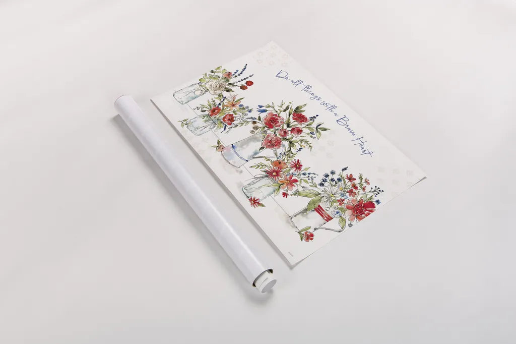 Americana Mood I by Anne Tavoletti. shown as a rolled paper print. Available as archival giclee rolled canvas, fine art paper, or poster print. SKU 56111i.