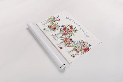 Americana Mood I by Anne Tavoletti. shown as a rolled paper print. Available as archival giclee rolled canvas, fine art paper, or poster print. SKU 56111i.