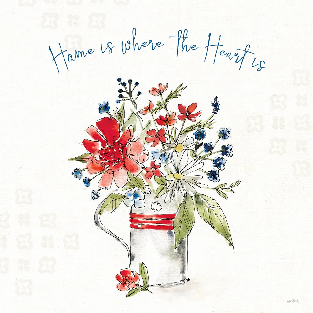 Americana Mood II by Anne Tavoletti. SKU 56112a. Archival Giclee Fine art print for wall decor.