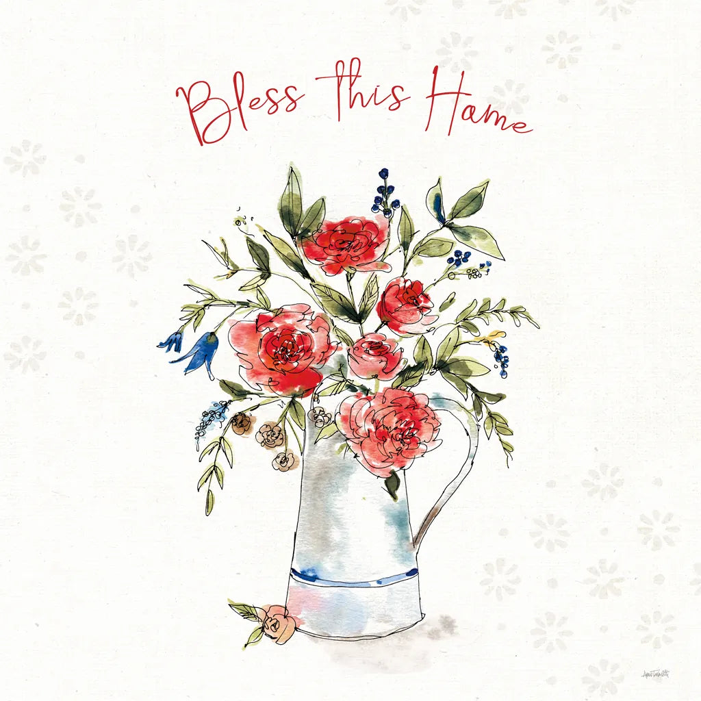 Americana Mood IV by Anne Tavoletti. SKU 56114a. Archival Giclee Fine art print for wall decor.