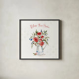 Americana Mood IV by Anne Tavoletti. Shown in a sleek black glass frame for a contemporary gallery look. Available as an archival giclee rolled canvas, fine art paper, or poster print. SKU 56114a.