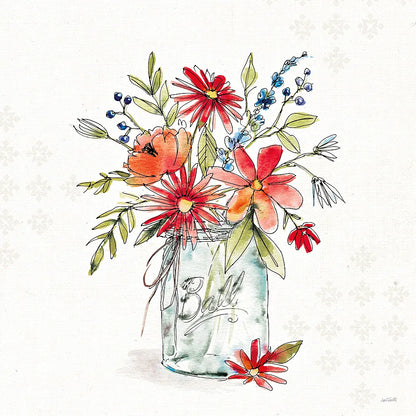 Americana Mood V No Words by Anne Tavoletti. SKU 63923a. Archival Giclee Fine art print for wall decor.