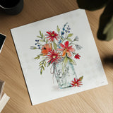 Americana Mood V No Words by Anne Tavoletti. Shown as a detailed flat fine art print, highlighting archival giclee quality. Available as an archival giclee rolled canvas, fine art paper, or poster print. SKU 63923a.