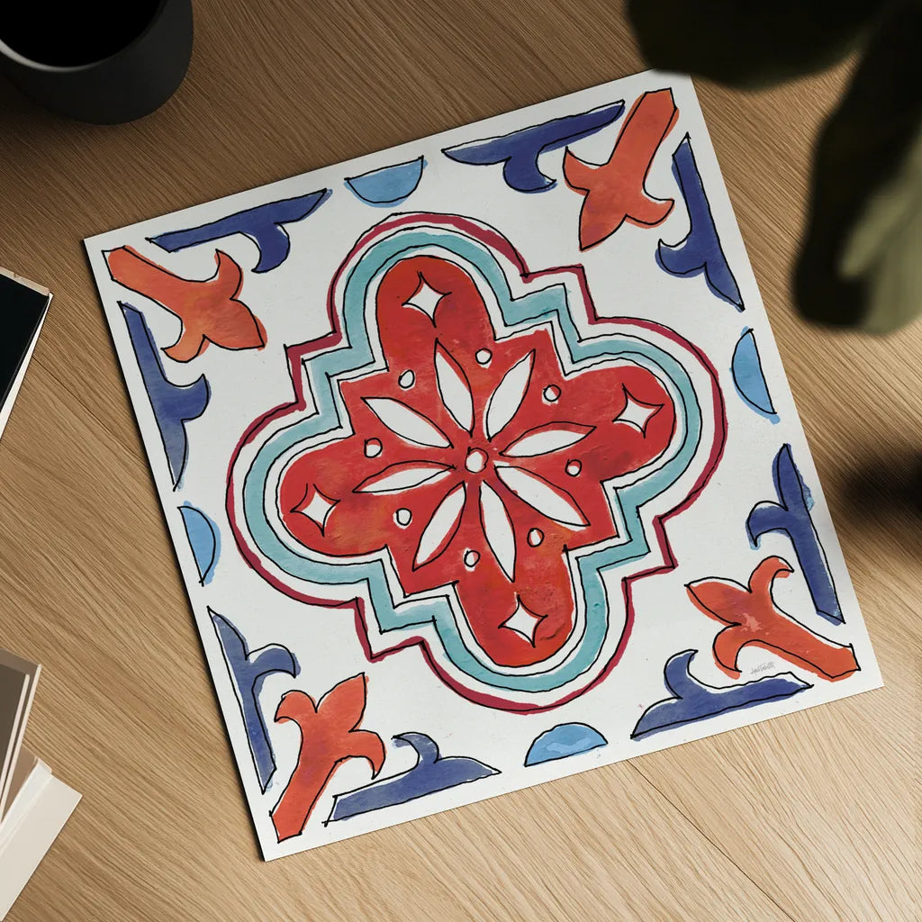 Americana Mood X by Anne Tavoletti. Shown as a detailed flat fine art print, highlighting archival giclee quality. Available as an archival giclee rolled canvas, fine art paper, or poster print. SKU 56120a.