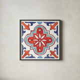 Americana Mood X by Anne Tavoletti. Shown in a sleek black glass frame for a contemporary gallery look. Available as an archival giclee rolled canvas, fine art paper, or poster print. SKU 56120a.