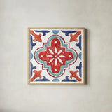 Americana Mood X by Anne Tavoletti. Shown in a natural wood glass frame for a timeless modern aesthetic. Available as an archival giclee rolled canvas, fine art paper, or poster print. SKU 56120a.