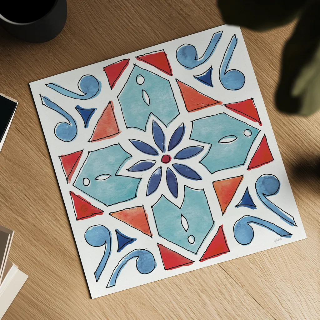 Americana Mood XI by Anne Tavoletti. Shown as a detailed flat fine art print, highlighting archival giclee quality. Available as an archival giclee rolled canvas, fine art paper, or poster print. SKU 56121a.