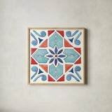 Americana Mood XI by Anne Tavoletti. Shown in a natural wood glass frame for a timeless modern aesthetic. Available as an archival giclee rolled canvas, fine art paper, or poster print. SKU 56121a.
