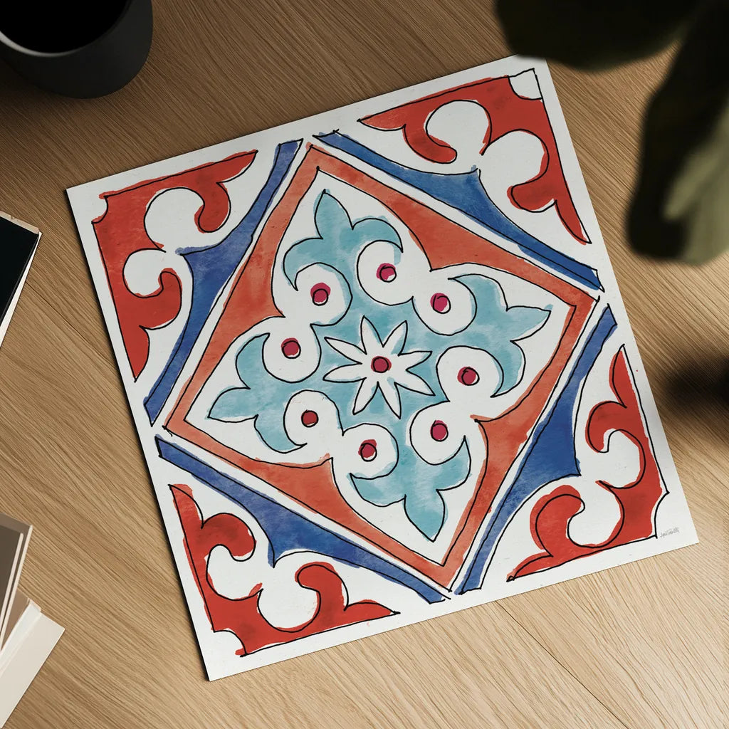 Americana Mood XII by Anne Tavoletti. Shown as a detailed flat fine art print, highlighting archival giclee quality. Available as an archival giclee rolled canvas, fine art paper, or poster print. SKU 56122a.