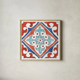 Americana Mood XII by Anne Tavoletti. Shown in a natural wood glass frame for a timeless modern aesthetic. Available as an archival giclee rolled canvas, fine art paper, or poster print. SKU 56122a.