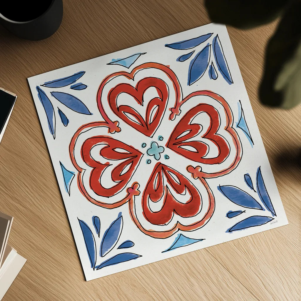 Americana Mood XIII by Anne Tavoletti. Shown as a detailed flat fine art print, highlighting archival giclee quality. Available as an archival giclee rolled canvas, fine art paper, or poster print. SKU 56123a.