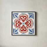 Americana Mood XIII by Anne Tavoletti. Shown in a sleek black glass frame for a contemporary gallery look. Available as an archival giclee rolled canvas, fine art paper, or poster print. SKU 56123a.