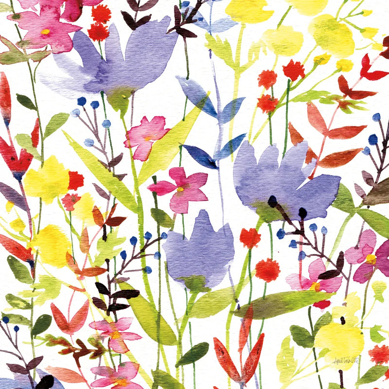 Annes Flowers I Crop by Anne Tavoletti. SKU 13943a. Archival Giclee Fine art print for wall decor.