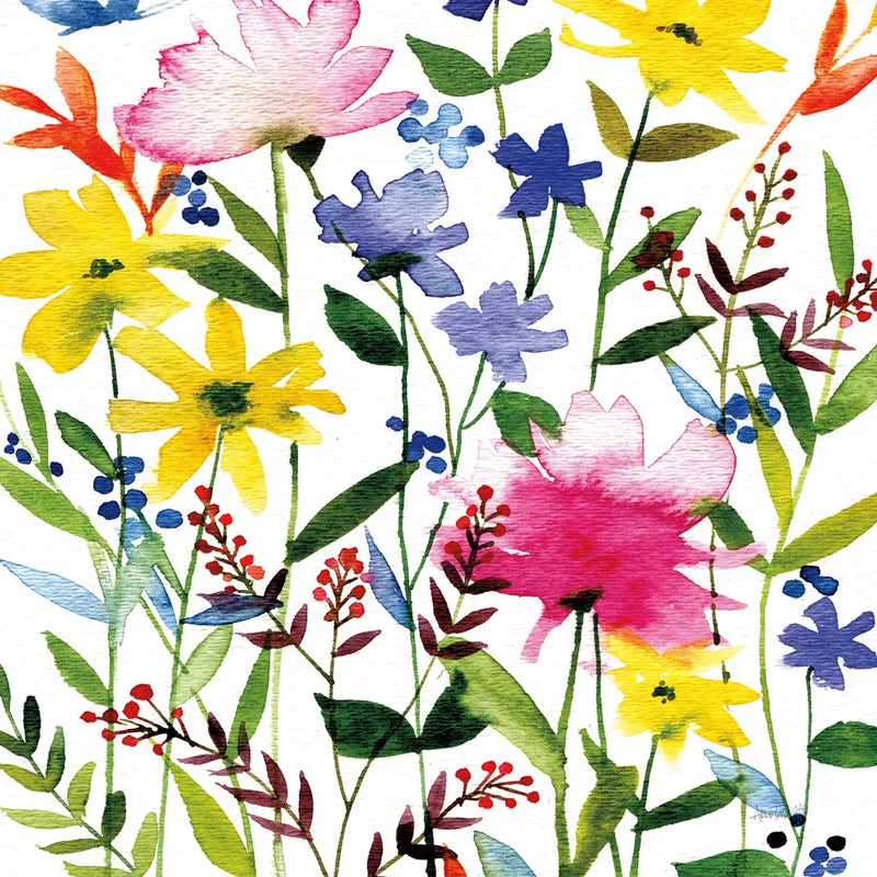 Annes Flowers II Crop by Anne Tavoletti. SKU 13944a. Archival Giclee Fine art print for wall decor.