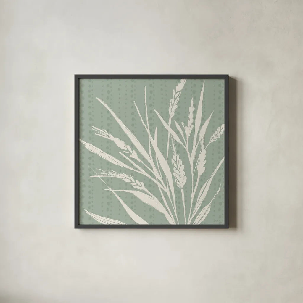 Autumn Tones III by Anne Tavoletti. Shown in a sleek black glass frame for a contemporary gallery look. Available as an archival giclee rolled canvas, fine art paper, or poster print. SKU 78946a.