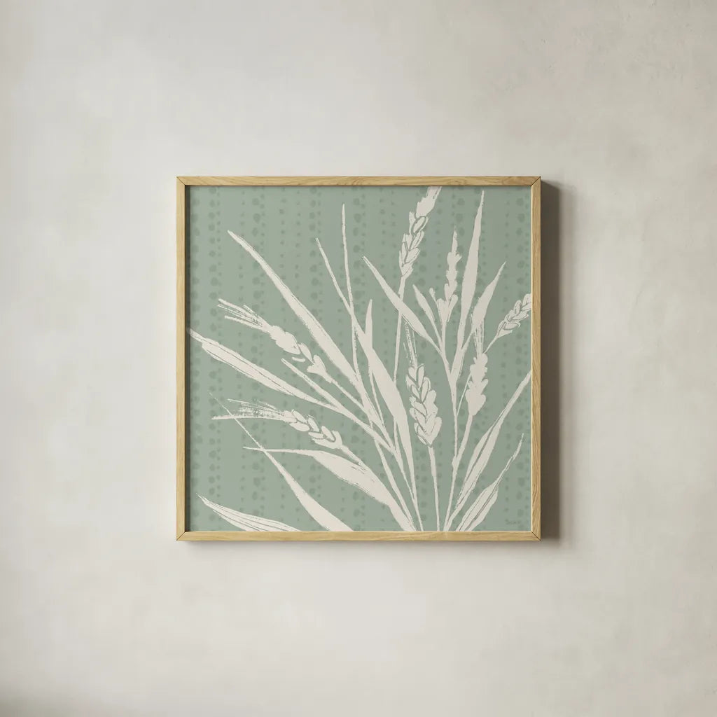 Autumn Tones III by Anne Tavoletti. Shown in a natural wood glass frame for a timeless modern aesthetic. Available as an archival giclee rolled canvas, fine art paper, or poster print. SKU 78946a.