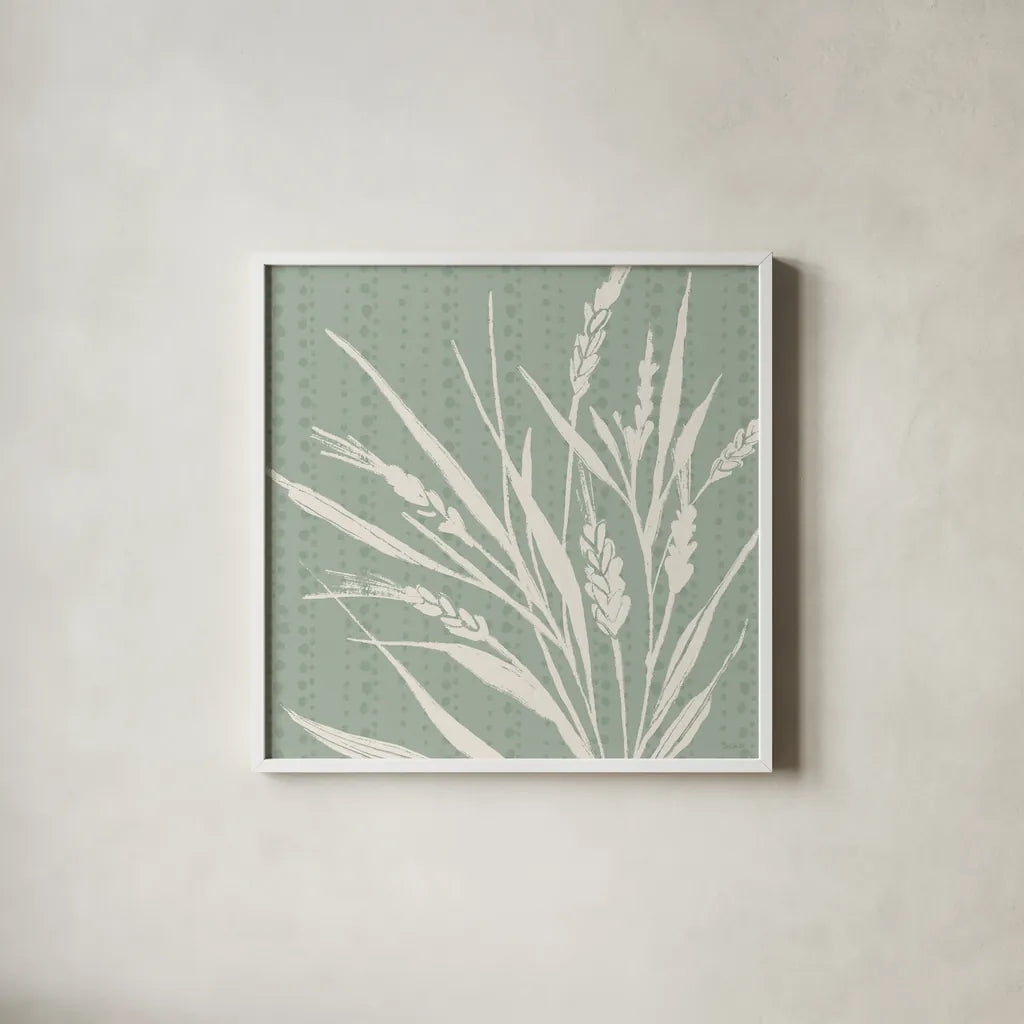 Autumn Tones III by Anne Tavoletti. Shown in a crisp white glass frame for a clean and minimalist style. Available as an archival giclee rolled canvas, fine art paper, or poster print. SKU 78946a.