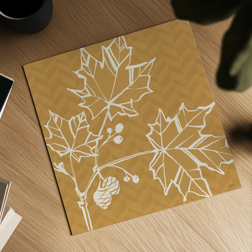 Autumn Tones IV by Anne Tavoletti. Shown as a detailed flat fine art print, highlighting archival giclee quality. Available as an archival giclee rolled canvas, fine art paper, or poster print. SKU 78947a.