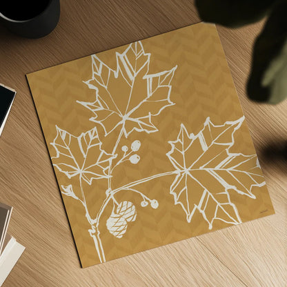 Autumn Tones IV by Anne Tavoletti. Shown as a detailed flat fine art print, highlighting archival giclee quality. Available as an archival giclee rolled canvas, fine art paper, or poster print. SKU 78947a.