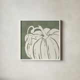 Autumn Tones VII by Anne Tavoletti. Shown in a crisp white glass frame for a clean and minimalist style. Available as an archival giclee rolled canvas, fine art paper, or poster print. SKU 78950a.