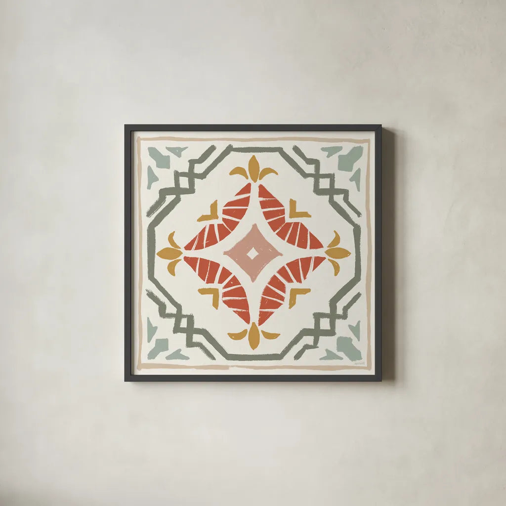 Autumn Tones XIII by Anne Tavoletti. Shown in a sleek black glass frame for a contemporary gallery look. Available as an archival giclee rolled canvas, fine art paper, or poster print. SKU 78956a.