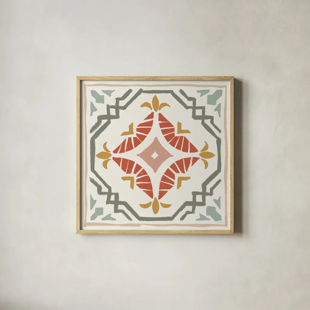 Autumn Tones XIII by Anne Tavoletti. Shown in a natural wood glass frame for a timeless modern aesthetic. Available as an archival giclee rolled canvas, fine art paper, or poster print. SKU 78956a.