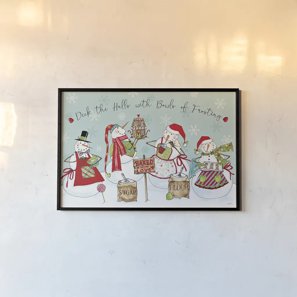 Baked with Love I by Anne Tavoletti. shown as a paper print in a black flame. Available as a archival giclee rolled canvas, fine art paper, or poster print. SKU 46341i.