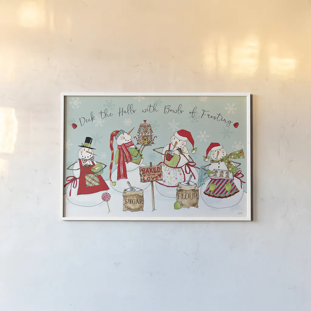 Baked with Love I by Anne Tavoletti. shown as a paper print in a white frame. Available as a archival giclee rolled canvas, fine art paper, or poster print. SKU 46341i.