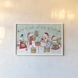 Baked with Love I by Anne Tavoletti. shown as a paper print in a white frame. Available as a archival giclee rolled canvas, fine art paper, or poster print. SKU 46341i.