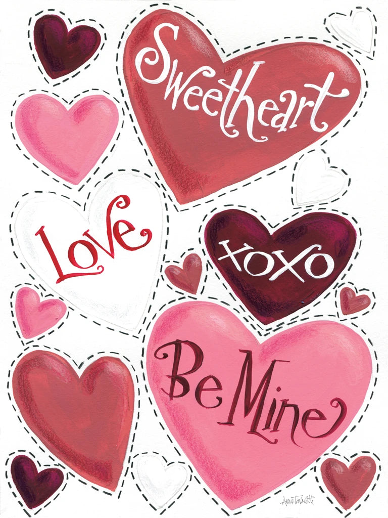 Be Mine in White by Anne Tavoletti