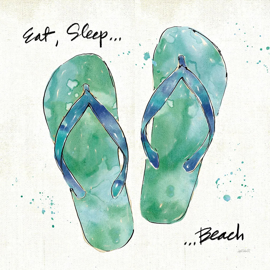 Beach Divas VIII by Anne Tavoletti. SKU 16359a. Archival Giclee Fine art print for wall decor.