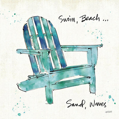 Beach Divas X Aqua by Anne Tavoletti. SKU 18702a. Archival Giclee Fine art print for wall decor.