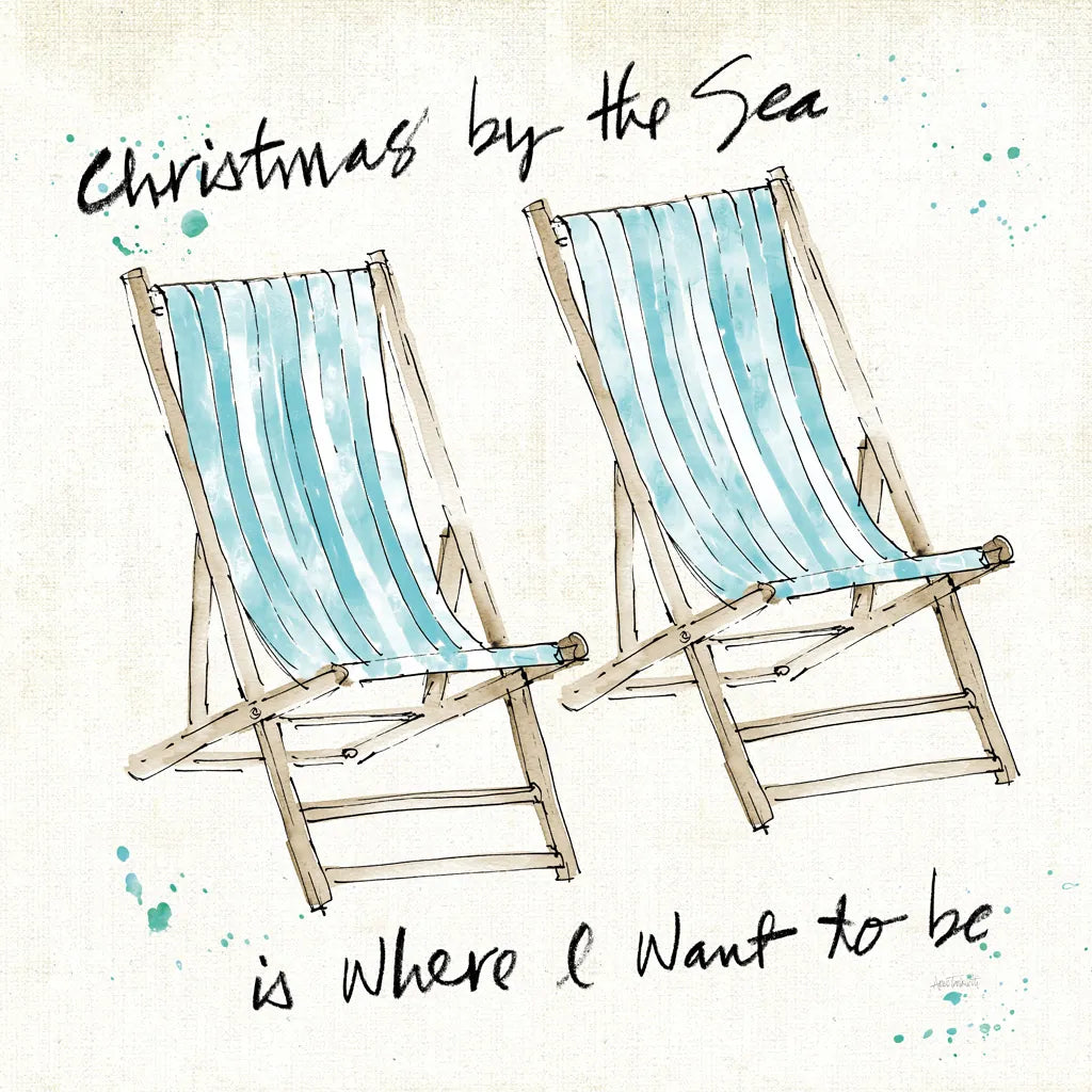 Beach Divas XI Christmas by Anne Tavoletti. SKU 37717a. Archival Giclee Fine art print for wall decor.