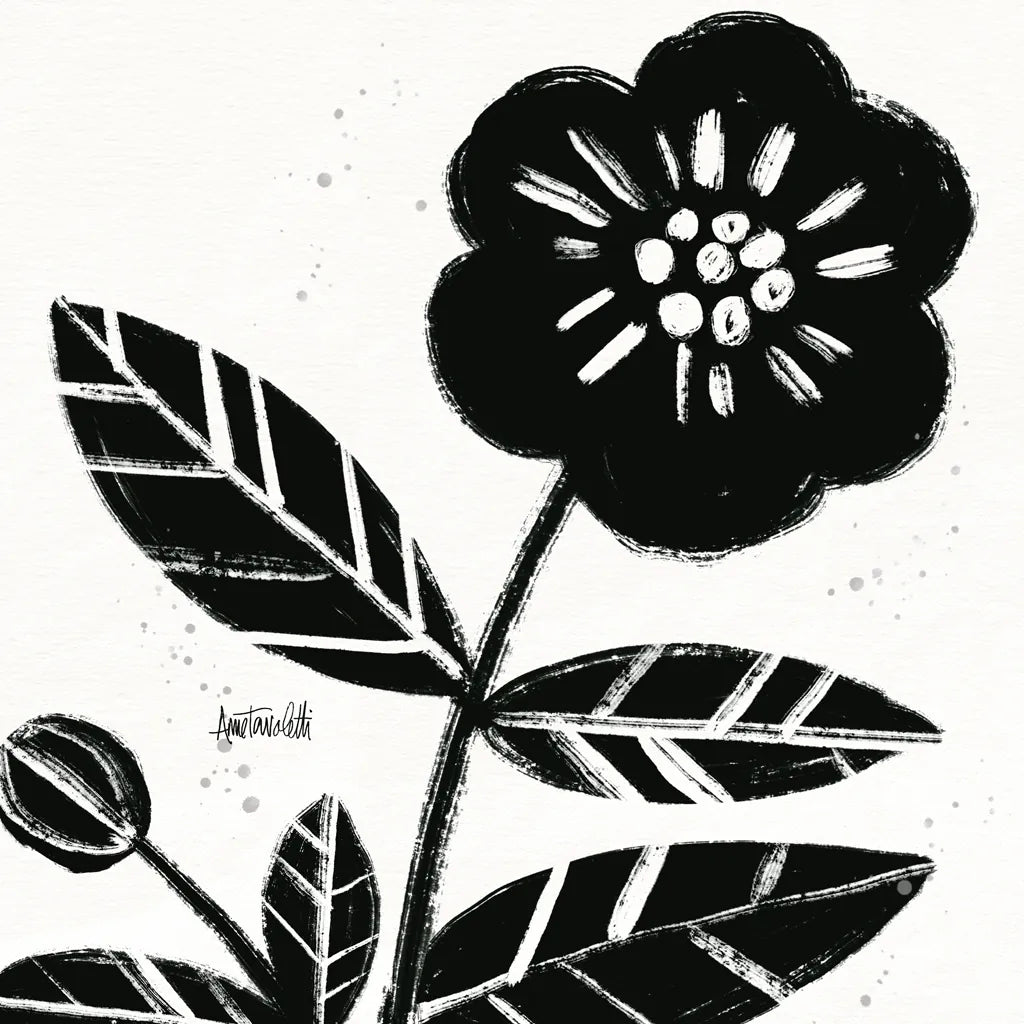 Bold Blooms VIII by Anne Tavoletti. SKU 75203a. Archival Giclee Fine art print for wall decor.