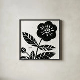 Bold Blooms VIII by Anne Tavoletti. Shown in a sleek black glass frame for a contemporary gallery look. Available as an archival giclee rolled canvas, fine art paper, or poster print. SKU 75203a.