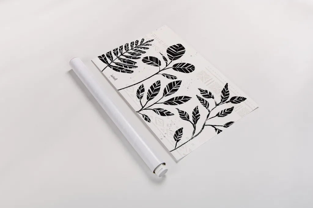 Botanical Sketches I by Anne Tavoletti. shown as a rolled paper print. Available as archival giclee rolled canvas, fine art paper, or poster print. SKU 72549i.