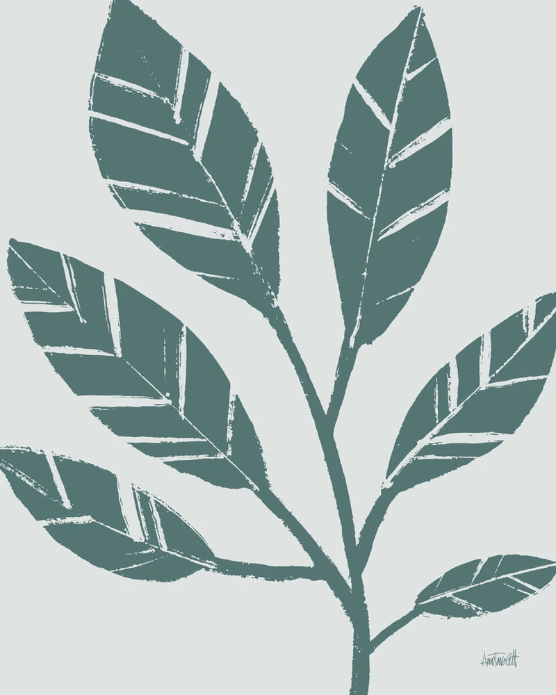 Botanical Sketches III Green by Anne Tavoletti
