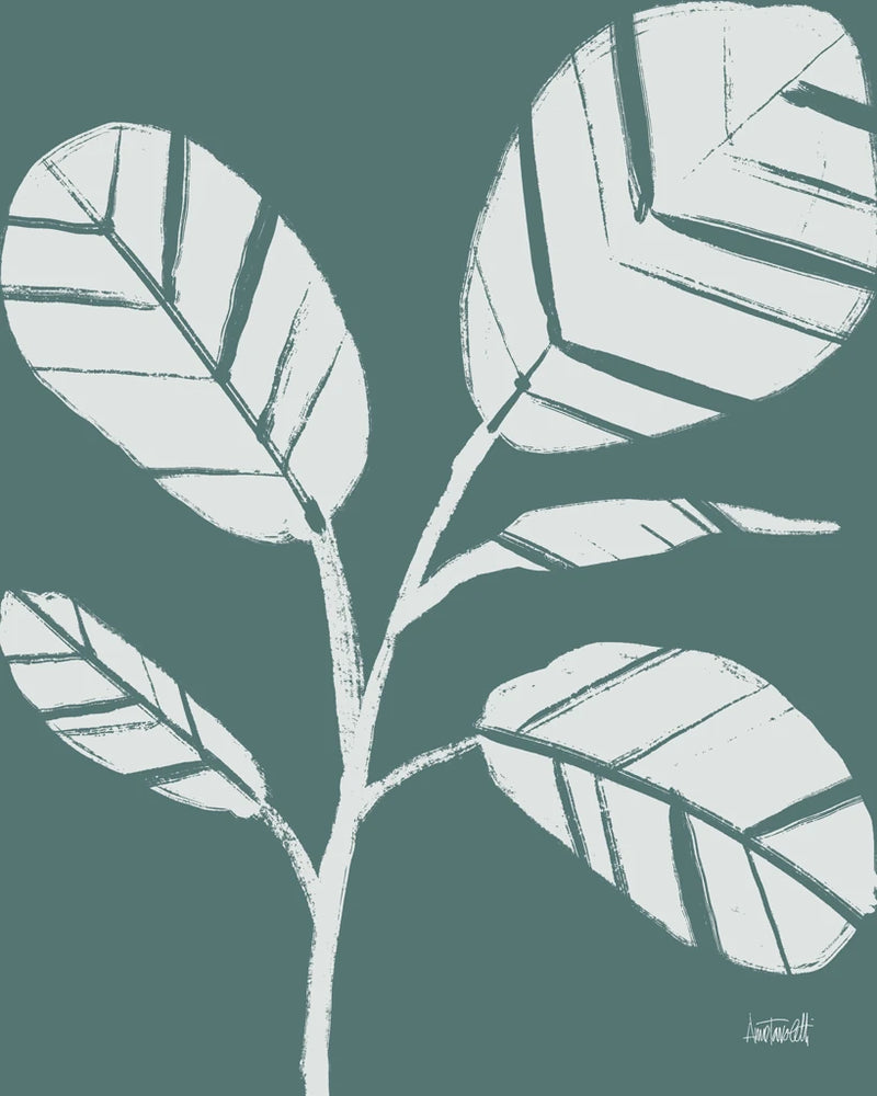 Botanical Sketches IV Green by Anne Tavoletti