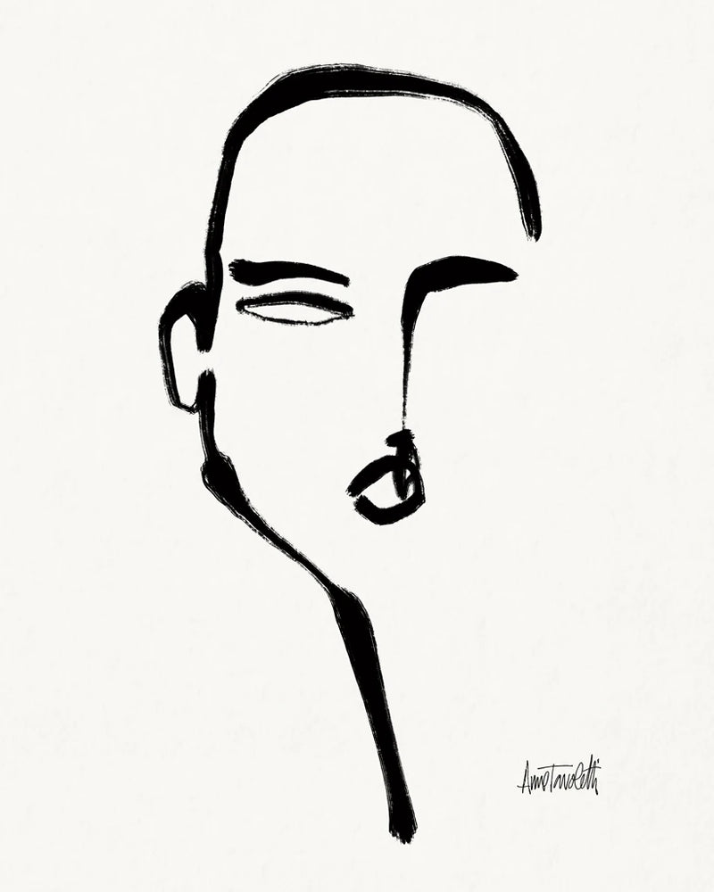 Brush Portrait II by Anne Tavoletti