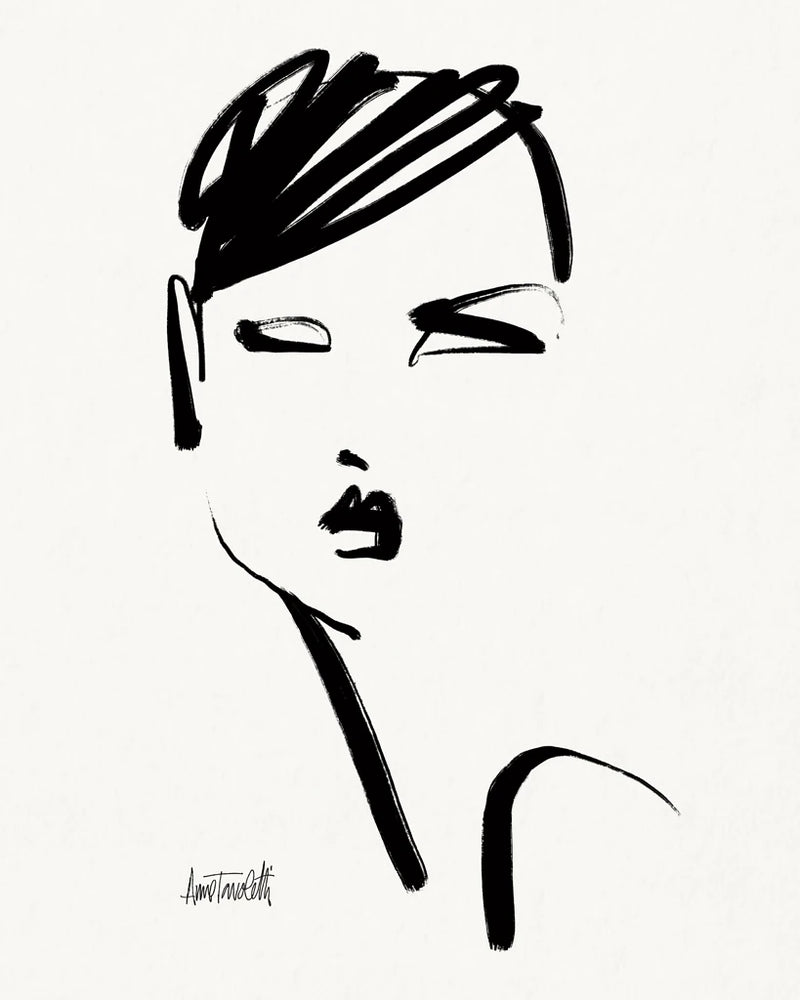 Brush Portrait IV by Anne Tavoletti
