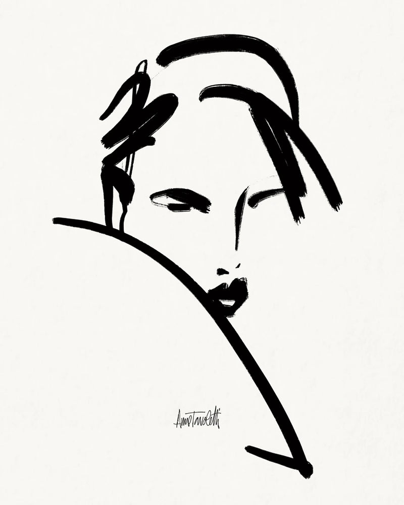 Brush Portrait V by Anne Tavoletti