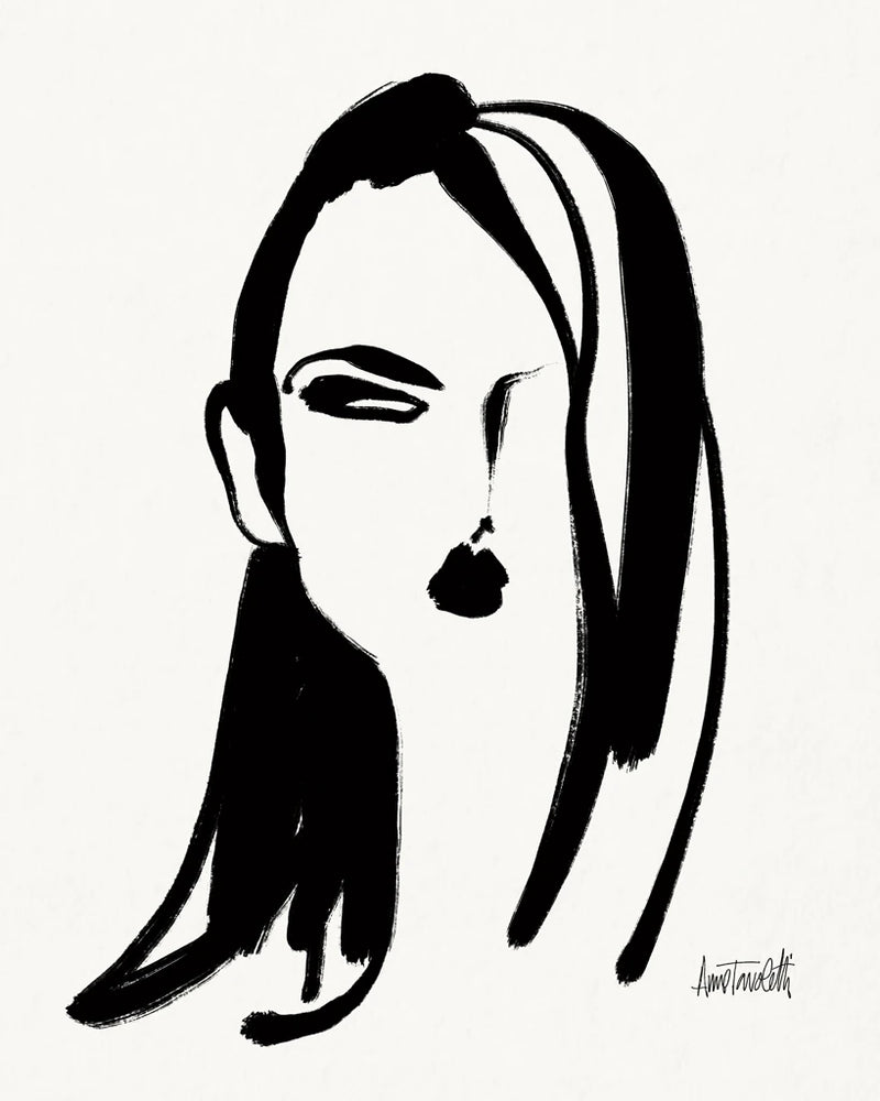Brush Portrait VI by Anne Tavoletti
