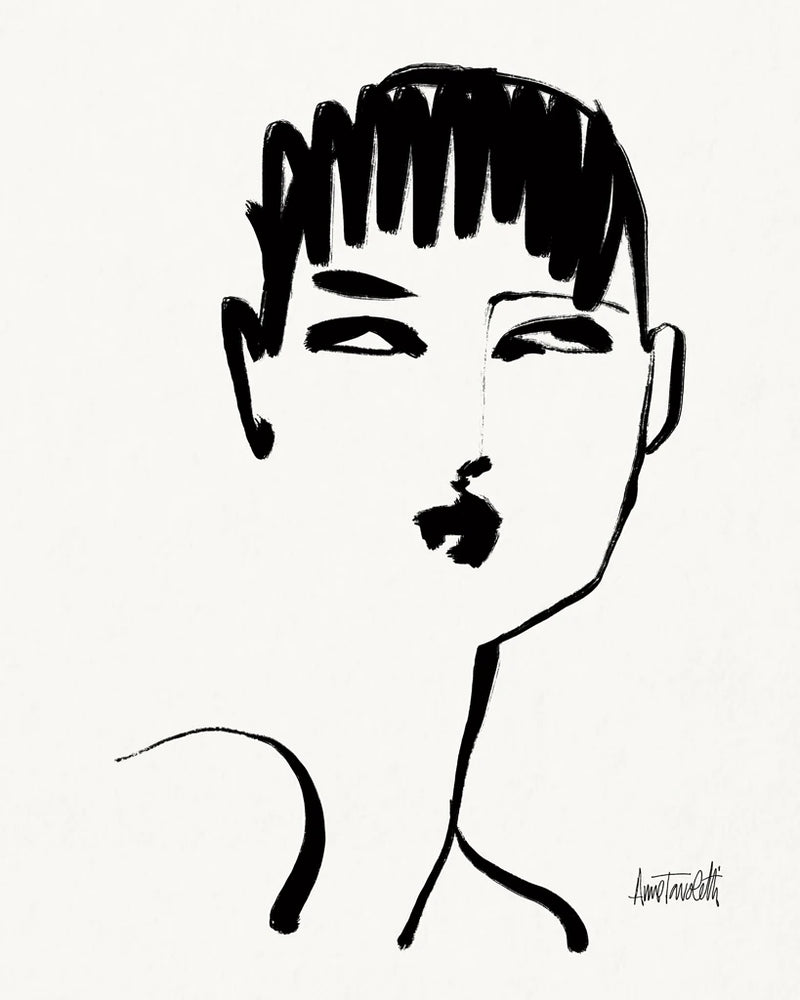 Brush Portrait VII by Anne Tavoletti