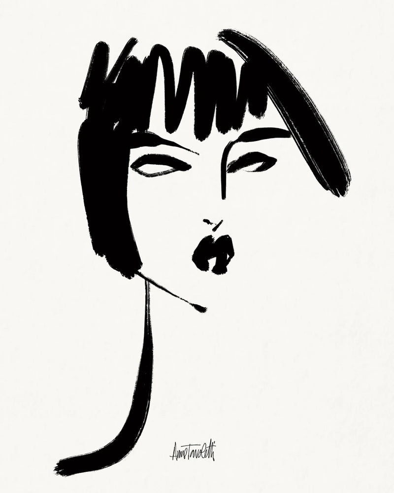 Brush Portrait VIII by Anne Tavoletti