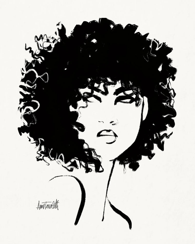 Brush Portrait X by Anne Tavoletti
